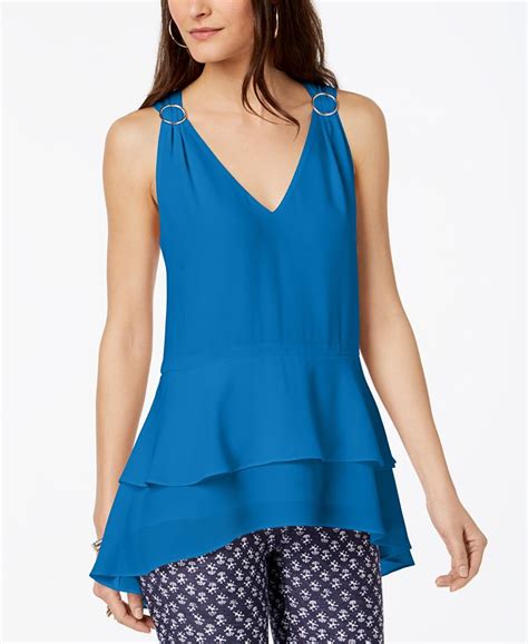 rustysims peplum top michael kors|michael kors t shirt.